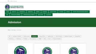 
                            9. Admission | News Categories | Alex Ekwueme Federal University ...