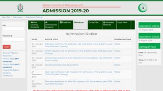 
                            5. Admission Notices - IUT