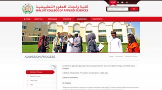 
                            11. Admission Process - Waljat College of Applied Sciences