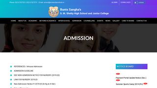 
                            3. ADMISSION – SM Shetty High School & Jr. College