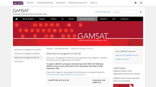 
                            8. Admission to programs in the UK | Graduate Medical ...