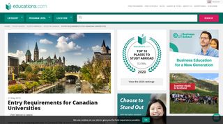 
                            5. Admission to Schools in Canada