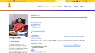 
                            5. Admission - VES College of Arts, Science and Commerce