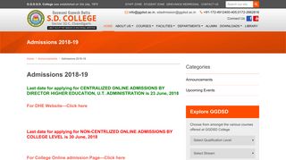 
                            8. Admissions 2018-19 - GGDSD College