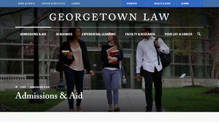 
                            11. Admissions & Aid | Georgetown Law