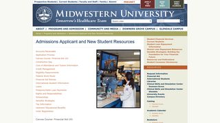 
                            2. Admissions Applicant and New Student Resources | Midwestern ...