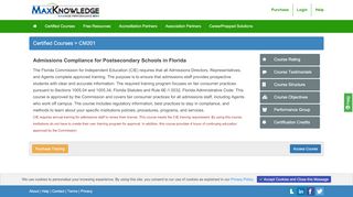 
                            11. Admissions Compliance for Postsecondary Schools in Florida ...