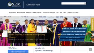 
                            4. Admissions India - SRM University