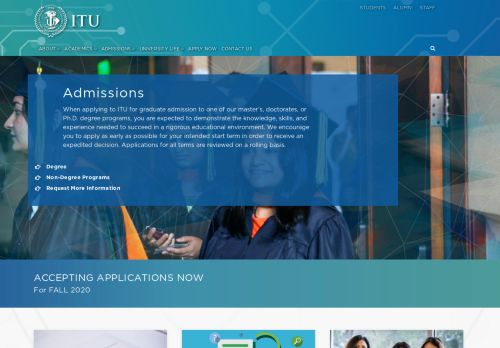 
                            5. Admissions | International Technological University