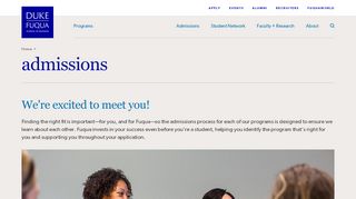 
                            11. Admissions - MBA and Masters Programs | Duke's Fuqua School of ...