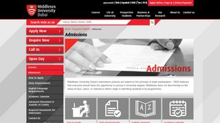 
                            3. Admissions | Middlesex University Dubai