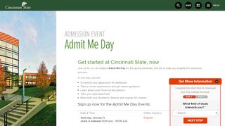 
                            10. Admit Me Day | Cincinnati State