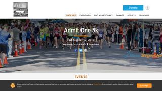 
                            5. Admit One 5k - RunSignup