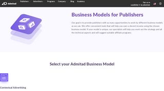 
                            9. Admitad business models: earn on affiliate systems