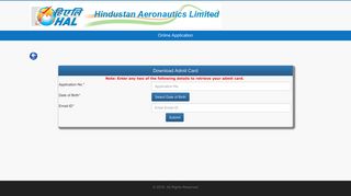 
                            3. AdmitCard | Hindustan Aeronautics Limited - Recruitment ...