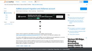 
                            3. AdMob account migration and AdSense account - Stack Overflow