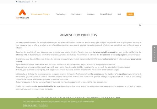 
                            8. AdMove.com Products | AdMove.com