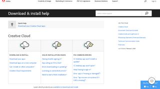 
                            11. Adobe apps - download and installation help - Adobe Help Center