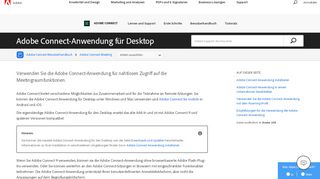 
                            12. Adobe Connect-Anwendung für Desktop - Adobe Help Center