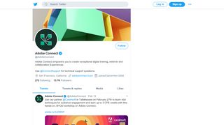 
                            13. Adobe Connect (@AdobeConnect) | Twitter