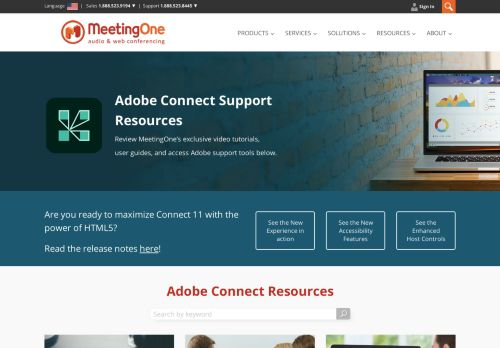 
                            12. Adobe Connect Support - MeetingOne