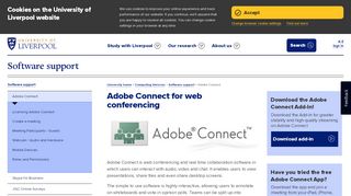 
                            7. Adobe Connect - University of Liverpool