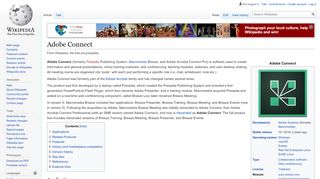 
                            8. Adobe Connect - Wikipedia