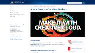 
                            9. Adobe Creative Cloud for Students - UIT | Montana State University