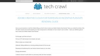 
                            9. Adobe Creative Cloud for Teams Value Incentive Plan (VIP) Renewal ...