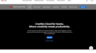 
                            3. Adobe Creative Cloud for teams | What is Creative Cloud for teams?