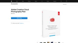 
                            5. Adobe Creative Cloud Photography Plan - Apple