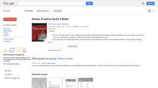 
                            8. Adobe Creative Suite 4 Bible