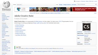 
                            5. Adobe Creative Suite - Wikipedia, den frie encyklopædi