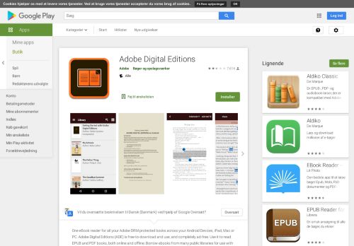 
                            8. Adobe Digital Editions – Apps i Google Play