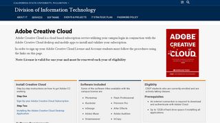 
                            9. Adobe - Division of Information Technology | CSUF