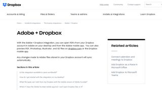 
                            7. Adobe + Dropbox – Dropbox Help