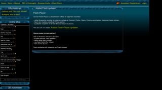
                            6. Adobe Flash updaten - Sonderspiele.ch