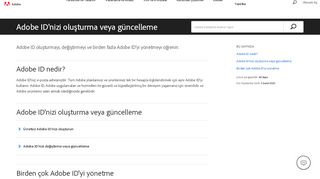 
                            2. Adobe ID'nizi oluşturma veya güncelleme - Adobe Help Center