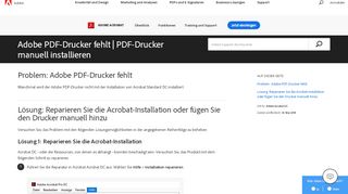 
                            9. Adobe PDF-Drucker fehlt | PDF-Drucker manuell installieren