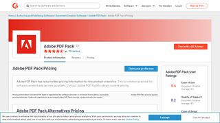 
                            12. Adobe PDF Pack Pricing | G2 Crowd