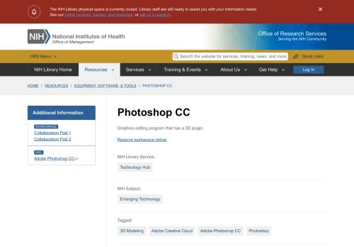
                            12. Adobe Photoshop CC | NIH Library
