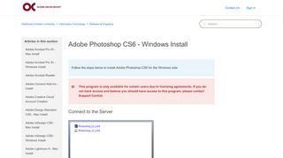 
                            12. Adobe Photoshop CS6 - Windows Install – Oklahoma Christian ...