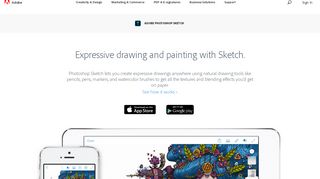 
                            12. Adobe Photoshop Sketch | Sketch and paint app