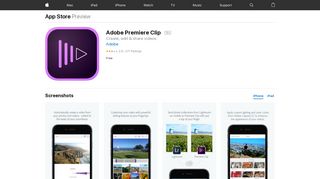
                            8. Adobe Premiere Clip on the App Store - iTunes - Apple