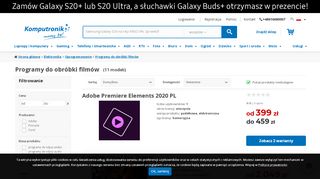 
                            12. Adobe Premiere Pro CC | cena, raty - sklep Komputronik.pl