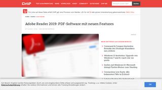 
                            9. Adobe Reader 2019: PDF-Software mit neuen Features - CHIP