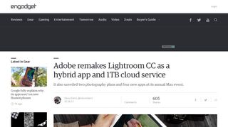 
                            10. Adobe remakes Lightroom CC as a hybrid app and 1TB cloud service