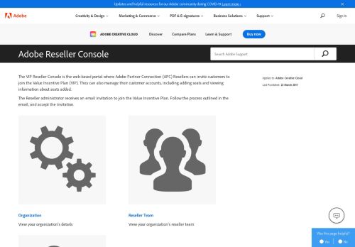 
                            2. Adobe Reseller Console - Adobe Help Center