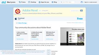 
                            9. Adobe Revel 2.0.1 free download for Mac | MacUpdate
