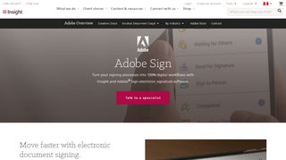 
                            9. Adobe Sign: Electronic Signature Software | Insight Canada